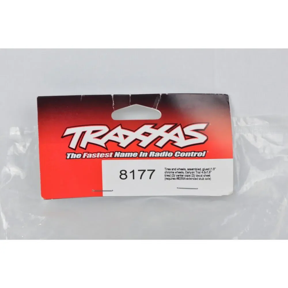 Traxxas 8177 Trail Tires Wheels 1.9